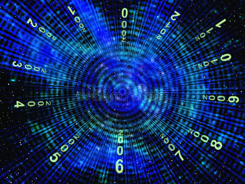 Temps infini illustration stock