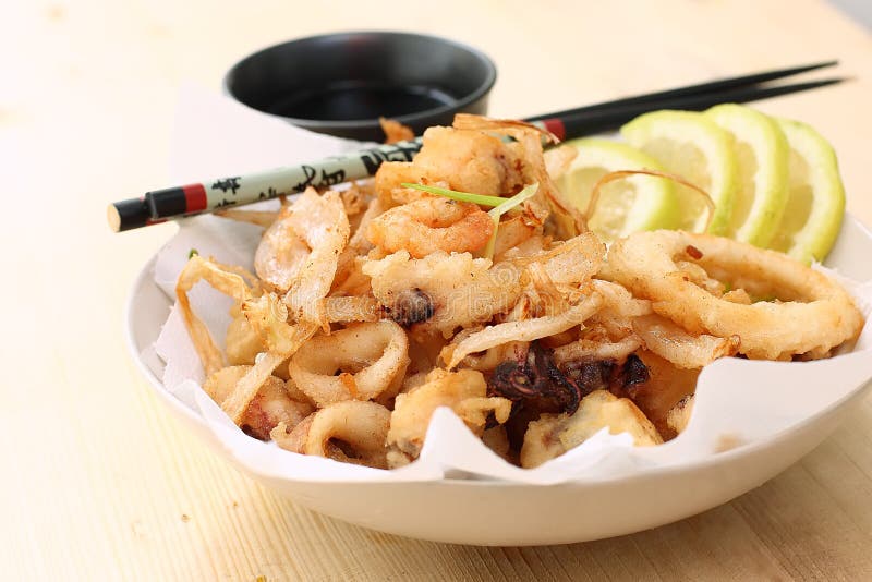 Tempura. stock photo. Image of fried, crispy, fish, dinner 22817806