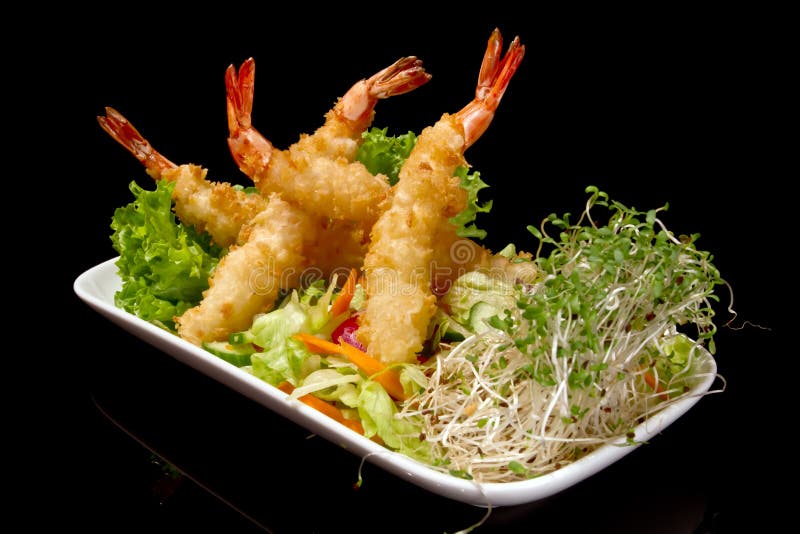 Tempura de crevette image stock Tempura de crevette image stock