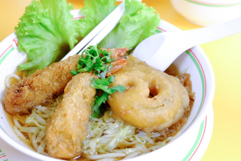 Tempura ramen stock image. Image of onions, noodles, delicious 56721363