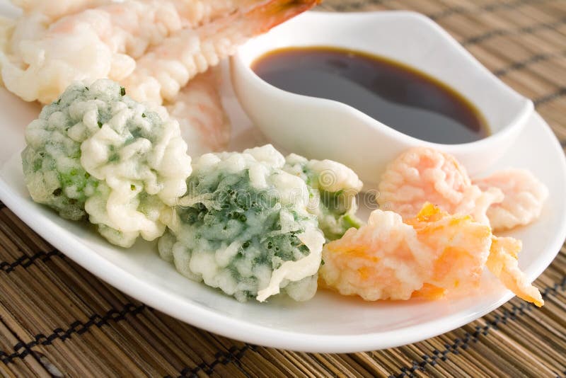 Tempura Vegetables stock image Tempura Vegetables stock image
