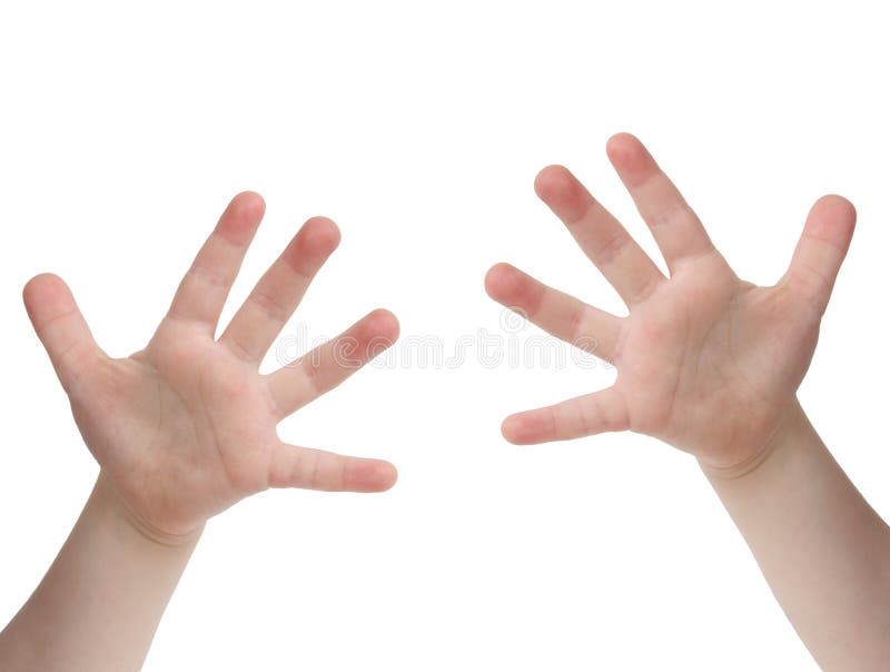 Ten Fingers stock image. Image of background, isolated 2040061