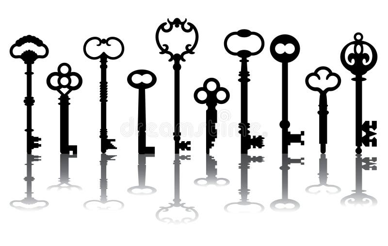 Ten Skeleton Key Icons