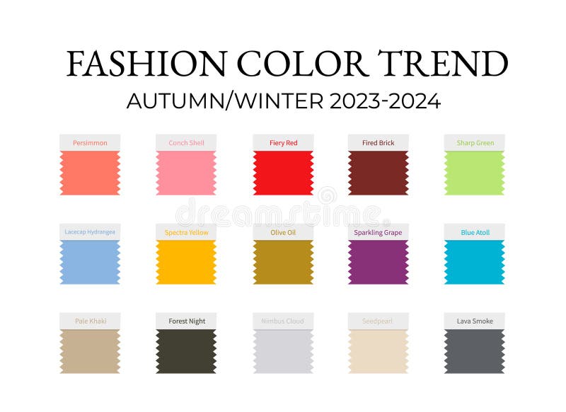 Las tendencias y colores del otoño/invierno 2023-2024 en una guía de nueva  temporada
