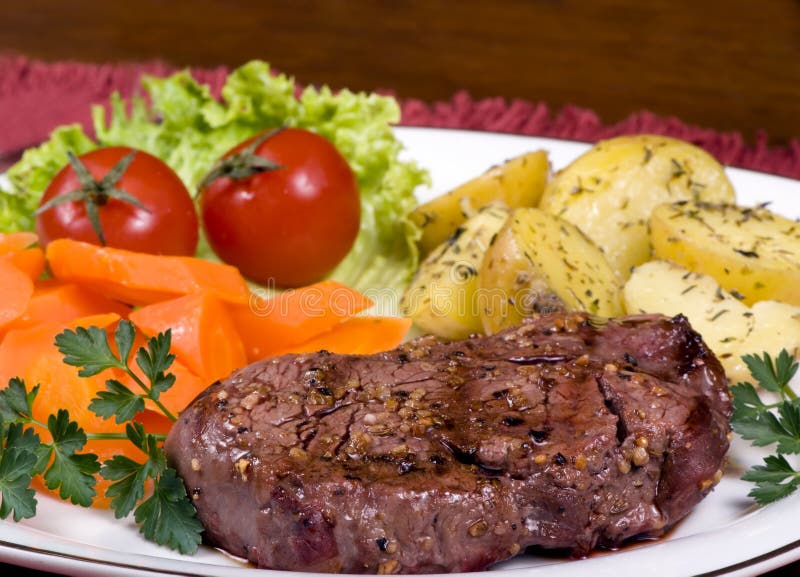 Tenderloin Steak 013 stock image. Image of baked, angus 2156665