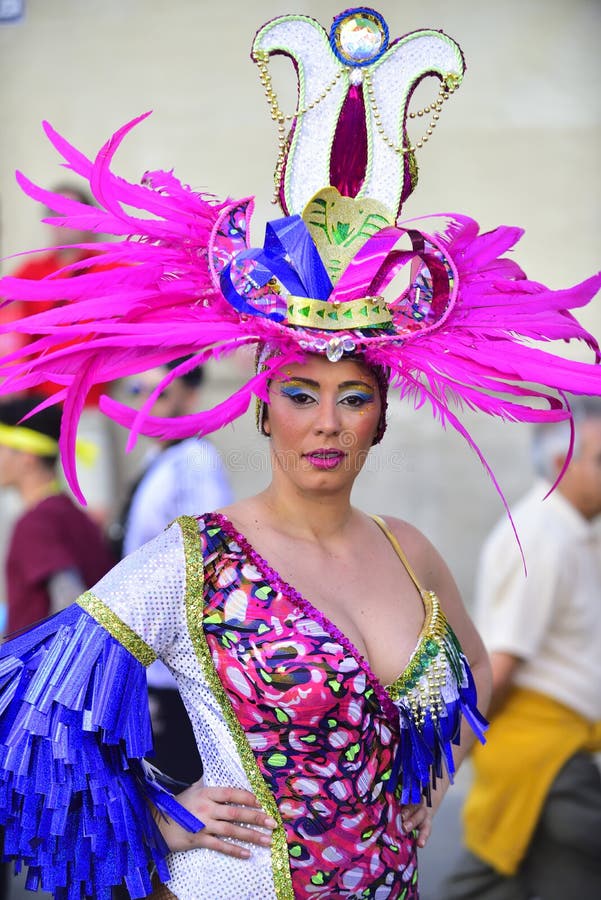 TENERIFE, FEBRUARY 13: Characters and Groups in the Carnival. Editorial ...