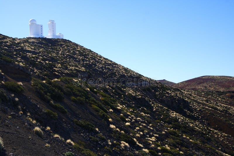 Tenerife Space observatory royalty free stock image Tenerife Space observatory royalty free stock image