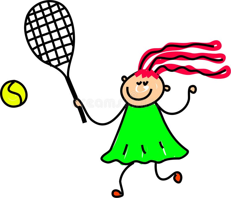 Tenis dzieciaka. ilustracja wektor