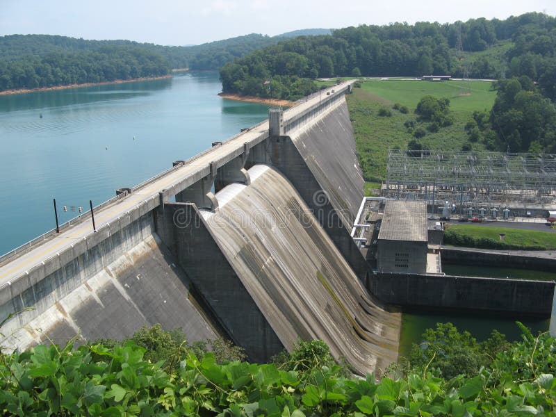 Tennessee Dam stockbild. Bild von tennessee 52646837