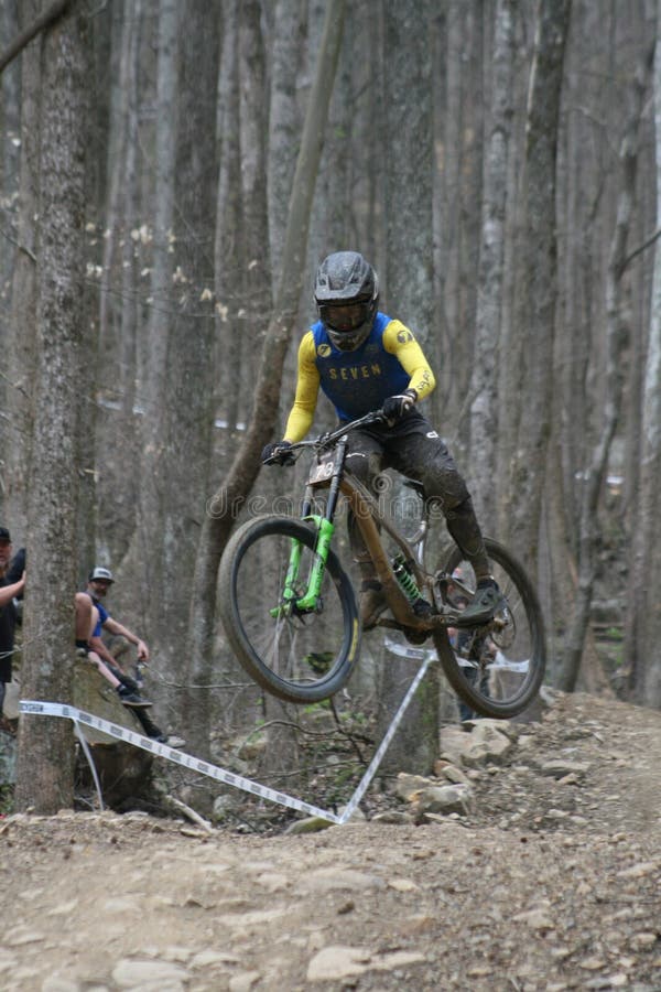 Dirt Bike Downhill at Wind Rock Bicycle Park in Oliver Springs, Tennessee, USA. The Downhill event is part of Tennessee Nationals MBT 2023. Highland Productions LLC, Highland Productions Media, US Press Agency, German Daily News, Mountain Bike, Trail Riding, Jumps, Ramps, St. Louis Spokes, Red Bull, Rock Shox, SRAM, Cycling Weekly, Cycling News Feed, USA Cycling, Bike Radar, Dirt Mountain Bike, 03 25 2023. Dirt Bike Downhill at Wind Rock Bicycle Park in Oliver Springs, Tennessee, USA. The Downhill event is part of Tennessee Nationals MBT 2023. Highland Productions LLC, Highland Productions Media, US Press Agency, German Daily News, Mountain Bike, Trail Riding, Jumps, Ramps, St. Louis Spokes, Red Bull, Rock Shox, SRAM, Cycling Weekly, Cycling News Feed, USA Cycling, Bike Radar, Dirt Mountain Bike, 03 25 2023