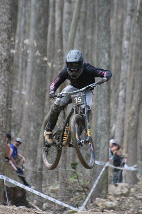 Dirt Bike Downhill at Wind Rock Bicycle Park in Oliver Springs, Tennessee, USA. The Downhill event is part of Tennessee Nationals MBT 2023. Highland Productions LLC, Highland Productions Media, US Press Agency, German Daily News, Mountain Bike, Trail Riding, Jumps, Ramps, St. Louis Spokes, Red Bull, Rock Shox, SRAM, Cycling Weekly, Cycling News Feed, USA Cycling, Bike Radar, Dirt Mountain Bike, 03 25 2023. Dirt Bike Downhill at Wind Rock Bicycle Park in Oliver Springs, Tennessee, USA. The Downhill event is part of Tennessee Nationals MBT 2023. Highland Productions LLC, Highland Productions Media, US Press Agency, German Daily News, Mountain Bike, Trail Riding, Jumps, Ramps, St. Louis Spokes, Red Bull, Rock Shox, SRAM, Cycling Weekly, Cycling News Feed, USA Cycling, Bike Radar, Dirt Mountain Bike, 03 25 2023