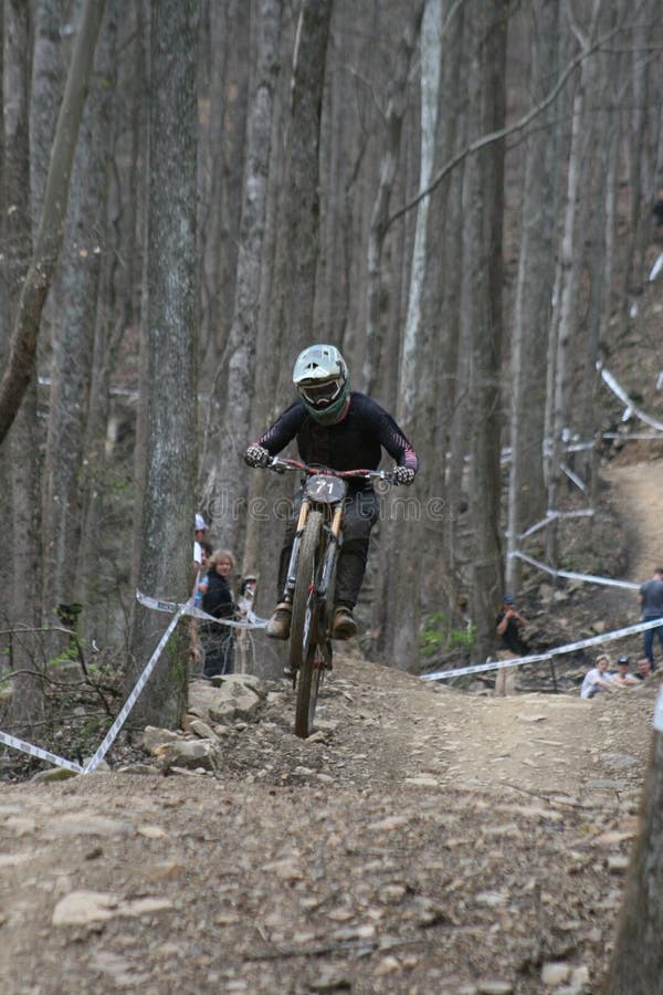 Dirt Bike Downhill at Wind Rock Bicycle Park in Oliver Springs, Tennessee, USA. The Downhill event is part of Tennessee Nationals MBT 2023. Highland Productions LLC, Highland Productions Media, US Press Agency, German Daily News, Mountain Bike, Trail Riding, Jumps, Ramps, St. Louis Spokes, Red Bull, Rock Shox, SRAM, Cycling Weekly, Cycling News Feed, USA Cycling, Bike Radar, Dirt Mountain Bike, 03 25 2023. Dirt Bike Downhill at Wind Rock Bicycle Park in Oliver Springs, Tennessee, USA. The Downhill event is part of Tennessee Nationals MBT 2023. Highland Productions LLC, Highland Productions Media, US Press Agency, German Daily News, Mountain Bike, Trail Riding, Jumps, Ramps, St. Louis Spokes, Red Bull, Rock Shox, SRAM, Cycling Weekly, Cycling News Feed, USA Cycling, Bike Radar, Dirt Mountain Bike, 03 25 2023