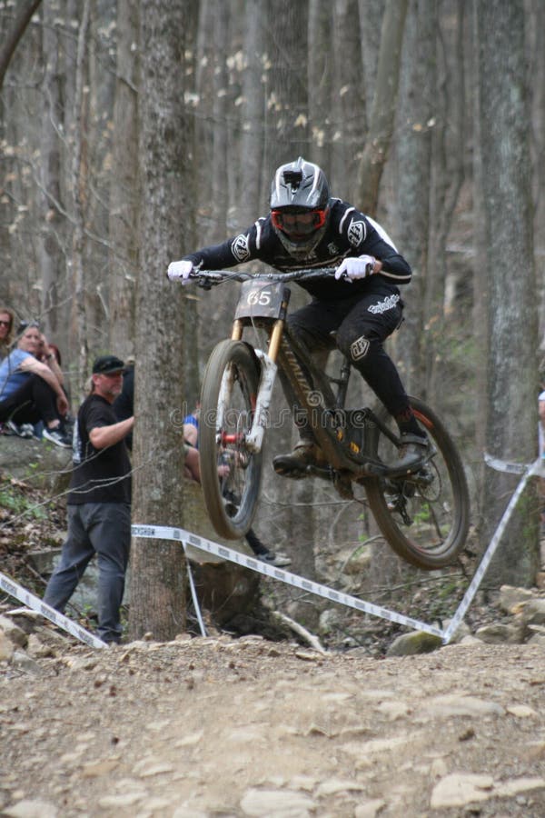 Dirt Bike Downhill at Wind Rock Bicycle Park in Oliver Springs, Tennessee, USA. The Downhill event is part of Tennessee Nationals MBT 2023. Highland Productions LLC, Highland Productions Media, US Press Agency, German Daily News, Mountain Bike, Trail Riding, Jumps, Ramps, St. Louis Spokes, Red Bull, Rock Shox, SRAM, Cycling Weekly, Cycling News Feed, USA Cycling, Bike Radar, Dirt Mountain Bike, 03 25 2023. Dirt Bike Downhill at Wind Rock Bicycle Park in Oliver Springs, Tennessee, USA. The Downhill event is part of Tennessee Nationals MBT 2023. Highland Productions LLC, Highland Productions Media, US Press Agency, German Daily News, Mountain Bike, Trail Riding, Jumps, Ramps, St. Louis Spokes, Red Bull, Rock Shox, SRAM, Cycling Weekly, Cycling News Feed, USA Cycling, Bike Radar, Dirt Mountain Bike, 03 25 2023