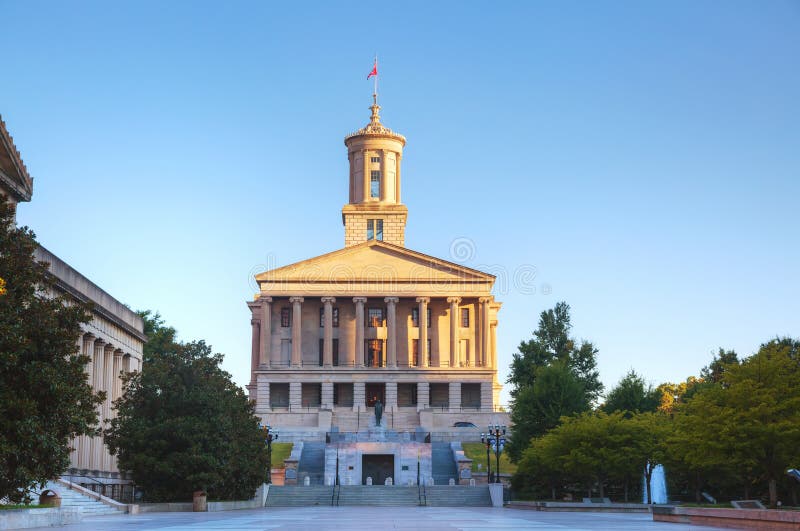 Blechschild XXL Stadt State Capitol Tennessee 