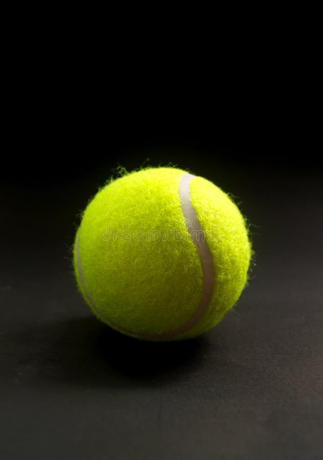 Tennis ball stock image. Image of sport, yellow, court 1297239