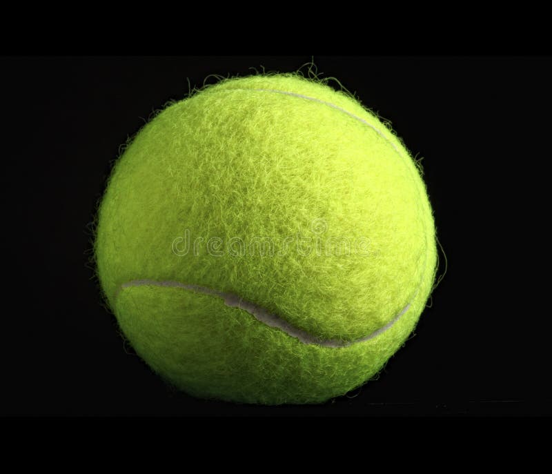 Tennis ball stock image. Image of sphere, view, macro 13487363