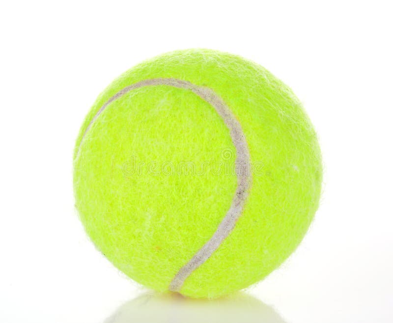 Tennis ball stock photo