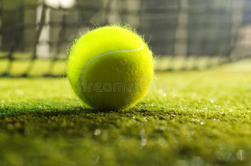 Tennis ball stock photo. Image of ball, macro, green, tennis 2240618