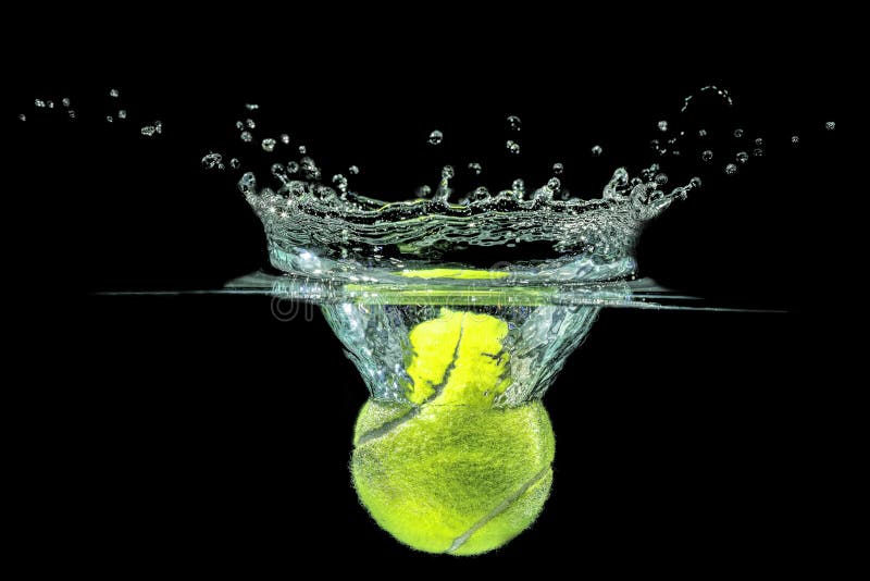 Tennis Summer Concept, Tennis Ball Underwater, Swimming Pool, SummerÂ