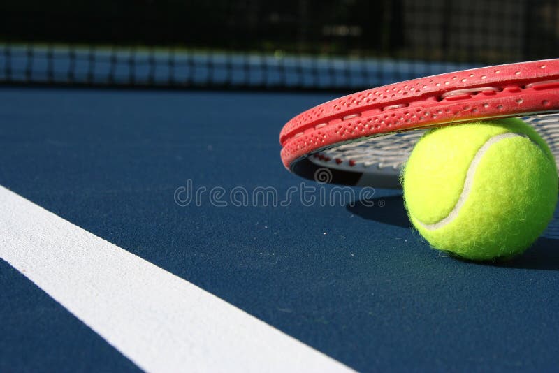 Tennis Ball on Court