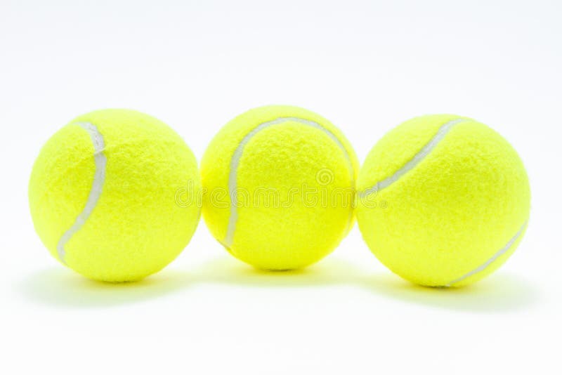 Tennis ball stock image