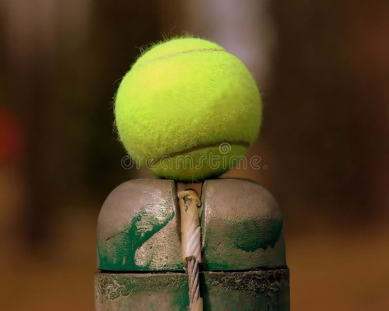 Tennis Ball On The Line Picture. Image 751454