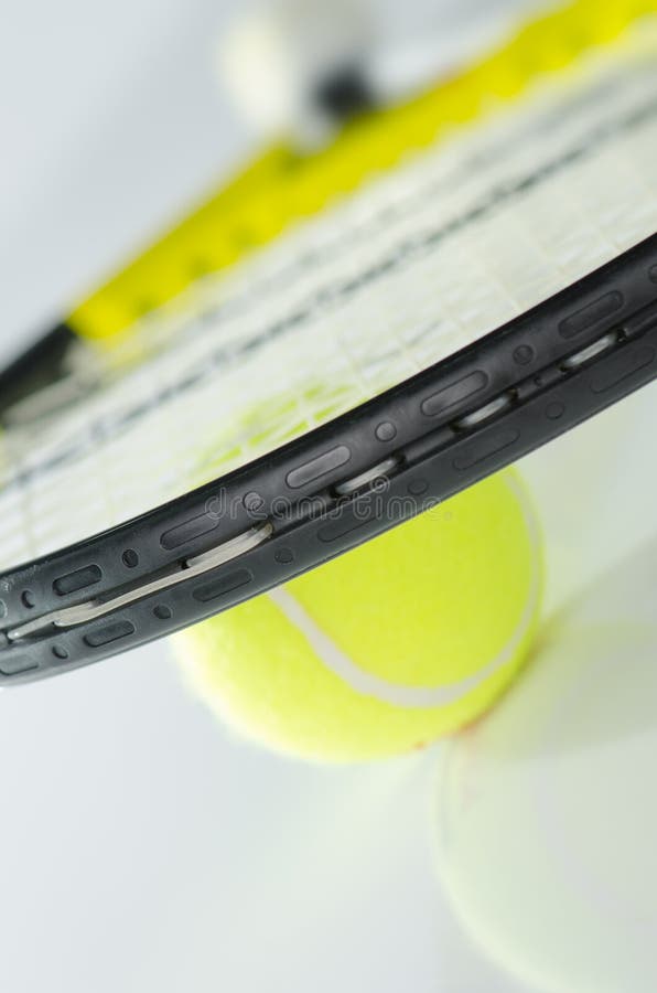 Tennis ball and racket stock image. Image of racket, shadow 29269241