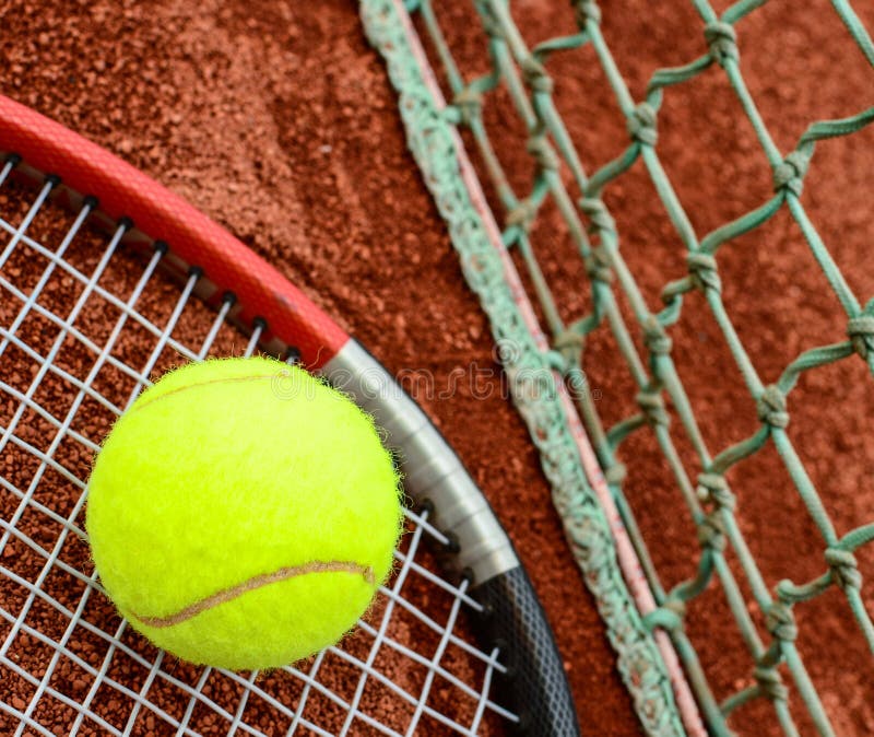 Tennis Racquet & Ball Closeup Stock Image Image of yellow, tennis 3004397