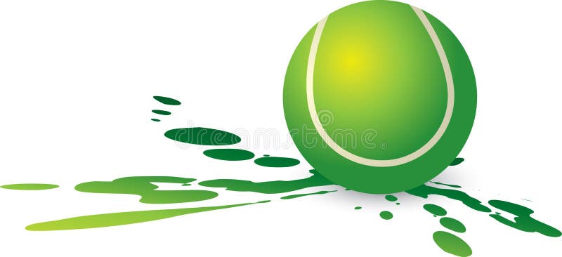 Tennis ball splat