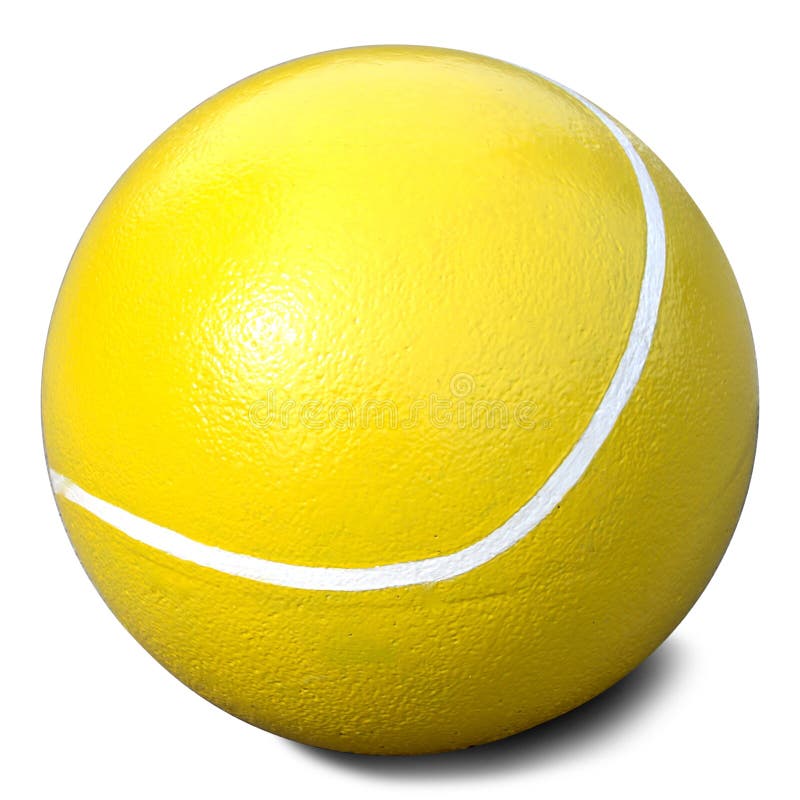 Tennis Ball White Background Stock Photo Image of olympic, outdoor