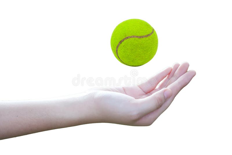 Tennis ball stock image. Image of female, hands, healthcare 40715253