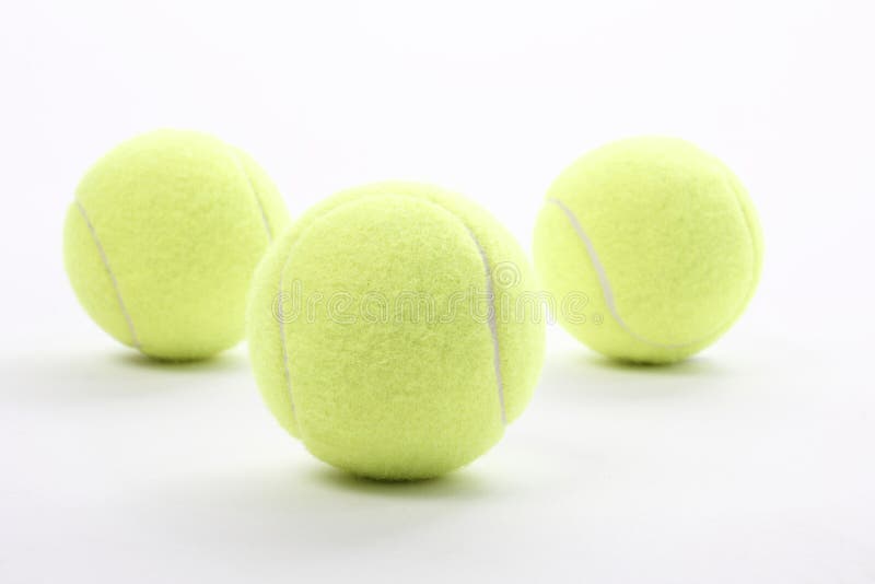 Tennis balls stock photo