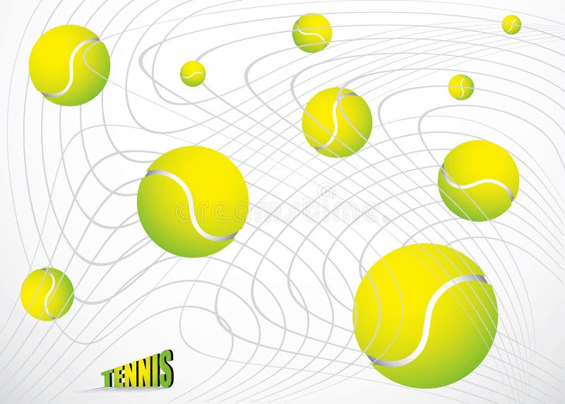 Tennis banner stock vector. Illustration of detail, background 9699439
