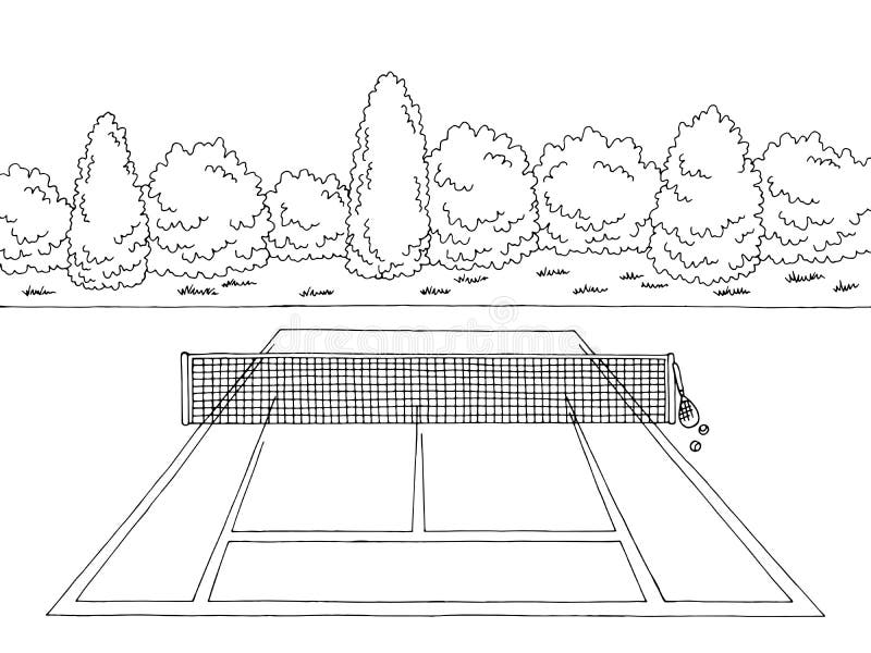 Tennis Court Black White Stock Illustrations 1 698 Tennis Court Black White Stock Illustrations Vectors Clipart Dreamstime Tennis Court Black White Stock Illustrations 1 698 Tennis Court Black White Stock Illustrations Vectors Clipart Dreamstime