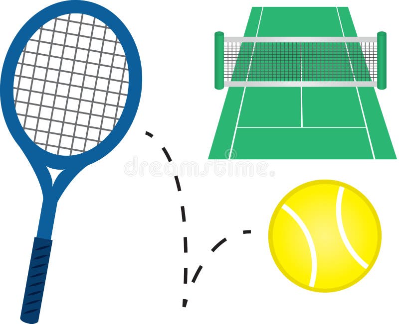 Tennis Equipment stock vector. Illustration of vector 22508725