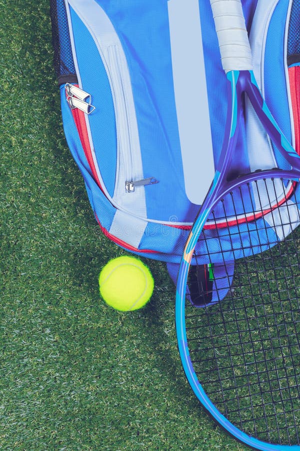 Tennis equipment stock photo. Image of player, still 64631082