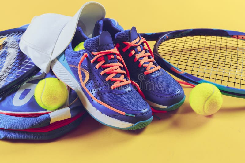 Tennis equipment stock image. Image of equipment, still 64631217