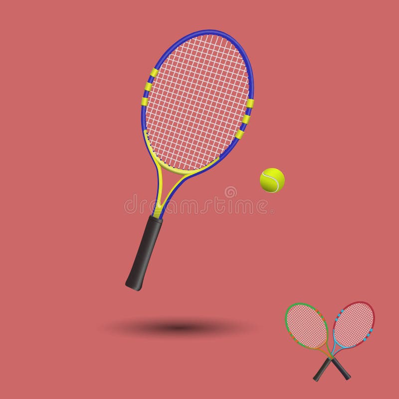 Tennis Items stock vector. Illustration of items, used 43753550
