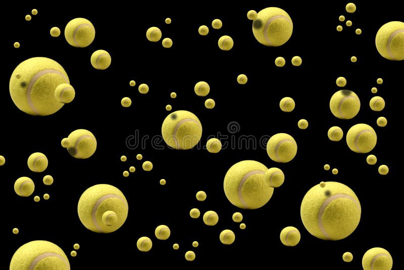 Tennis-Kugeln Sturm stockfoto Tennis-Kugeln Sturm stockfoto