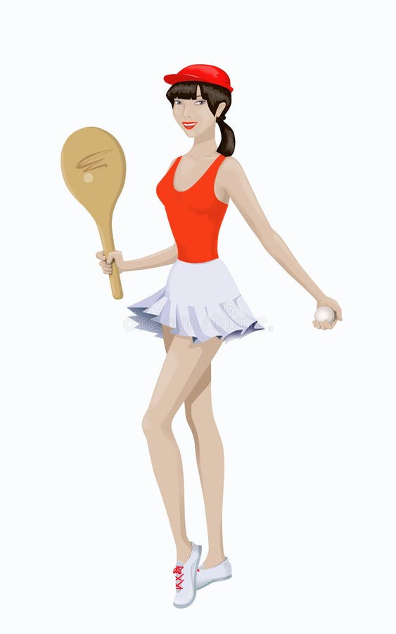 Tennis-player girl