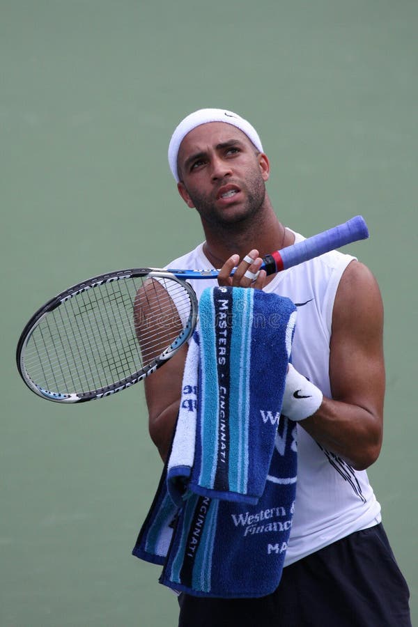 Tennis Player James Blake editorial image. Image of serve 6077305