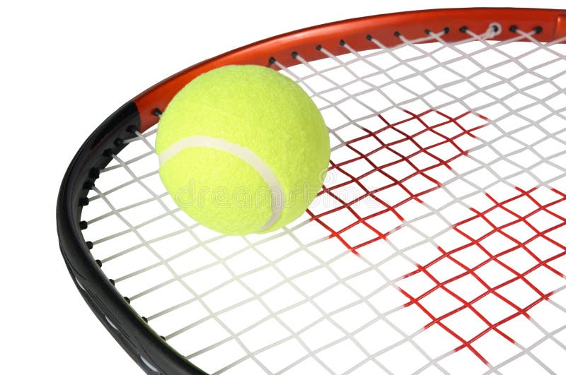 Broken Tennis Racket and Old Tennis Ball Stock Image Image of frustration, string 18375997