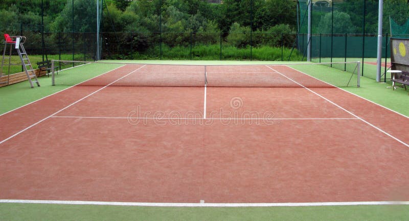 Tennisbanadetalj arkivbilder Tennisbanadetalj arkivbilder