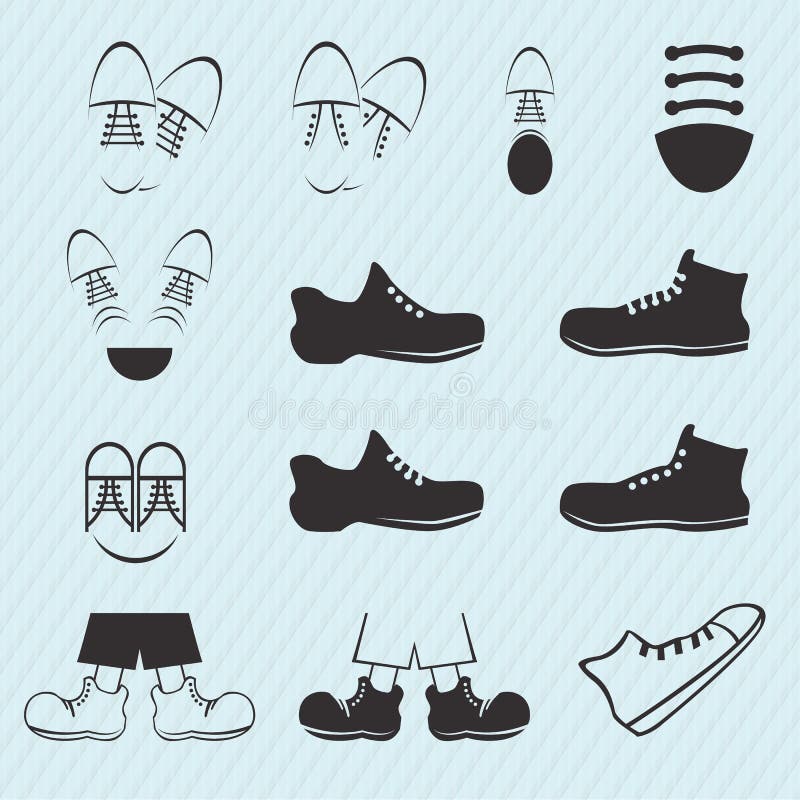 Sneaker Icon for decoration artwork about fashion - vector. Sneaker Icon for decoration artwork about fashion - vector