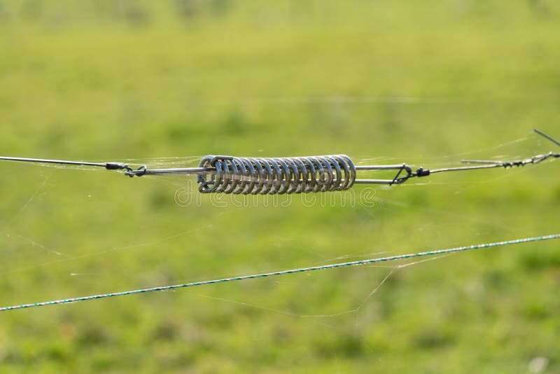 Tensioning spring outdoors stock photography