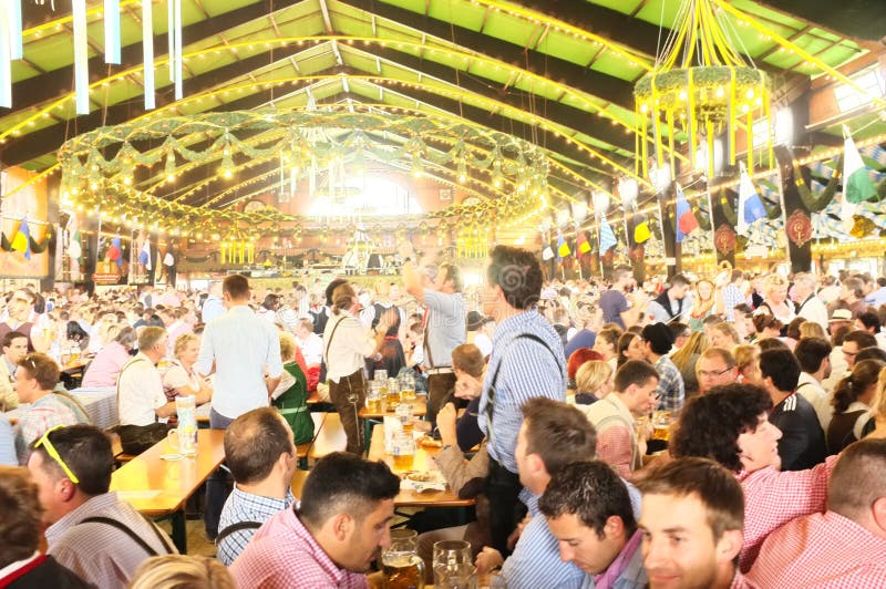 Tent (Oktoberfest 2013) stock image Tent (Oktoberfest 2013) stock image