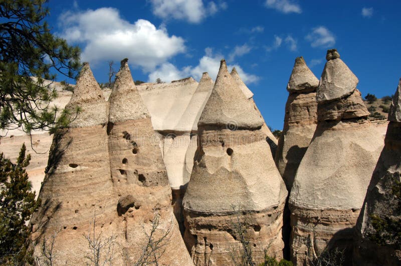 Tent Rocks in New Mexico stock image Tent Rocks in New Mexico stock image