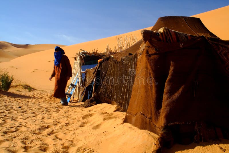 Tent in Sahara Desert