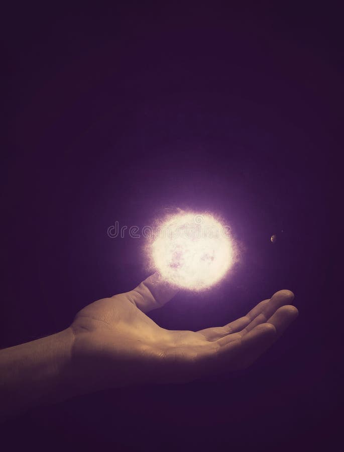 Tenuta del sistema solare. immagine stock libera da diritti
