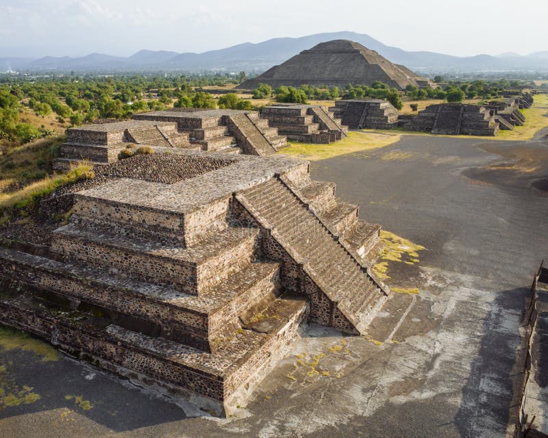 Temple of Quetzalcoatl in Teotihuacan Mexico III Stock Photo - Image of ...